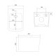 Подвесное биде IDDIS Bild BILRB02i82 чёрный матовый Подвесное биде IDDIS Bild BILRB02i82 чёрный матовый
