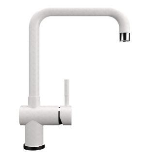 Смеситель для кухни Ulgran Classic U-023-341 с высоким поворотным изливом ультра-белый Смеситель для кухни Ulgran Classic U-023-341 с высоким поворотным изливом ультра-белый