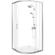 Душевое ограждение Good Door Lite R-100-C-CH ЛТ00003 100*100 профиль хром стекло прозрачное