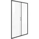 Душевое ограждение Good Door Lite WTW-130-C-B ЛТ00020 130 профиль черный матовый стекло прозрачное