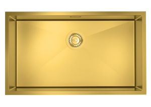 Кухонная мойка IDDIS Edifice EDI74B0i77 74см золото матовое
