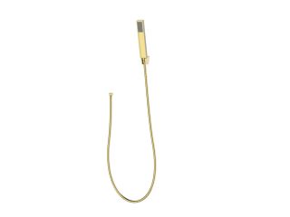 Ручной душ BelBagno со шлангом и держателем, золото, LUC-DFS-ORO