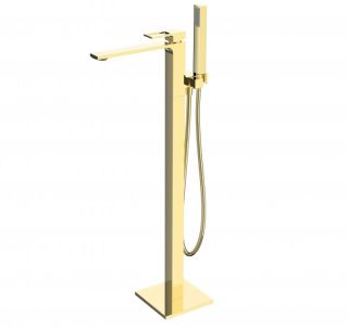 Напольный смеситель для ванны BelBagno Luсe золото LUC-FMT-ORO Напольный смеситель для ванны BelBagno Luсe золото LUC-FMT-ORO