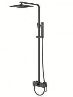 Душевая стойка BelBagno Luсe чёрный матовый LUC-VSCM-NERO Душевая стойка BelBagno Luсe чёрный матовый LUC-VSCM-NERO