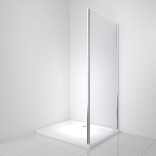 Боковая панель BelBagno LUCE-100-FIX-C-Cr хром