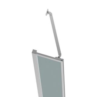 Универсальная боковая панель BelBagno Luce LUCE-20-FIX-C-Cr 20 см профиль хром стекло прозрачное
