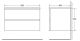 Тумба под раковину BelBagno подвесная Stone 80x50см LUCE-800-2C-SO-PT Тумба под раковину BelBagno подвесная Stone 80x50см LUCE-800-2C-SO-PT