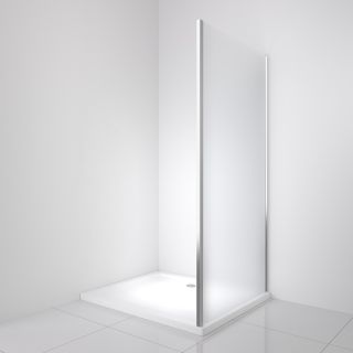 Боковая панель BelBagno LUCE-90-FIX-P-Cr серебристый