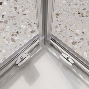 Душевой уголок BelBagno LUCE-A-2-100-C-Cr хром