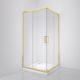 Душевой уголок BelBagno LUCE-A-2-100-C-ORO золото