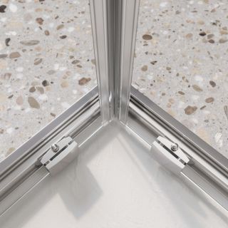 Душевой уголок BelBagno LUCE-A-2-90-C-Cr хром