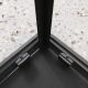 Душевой уголок BelBagno LUCE-A-2-90-C-NERO черный