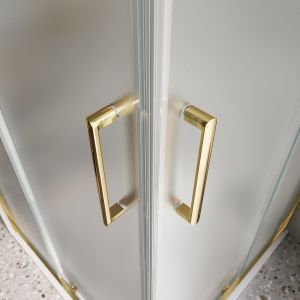 Душевой уголок BelBagno LUCE-A-2-90-P-ORO золото