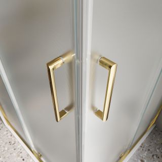 Душевой уголок BelBagno LUCE-A-2-90-P-ORO золото