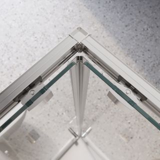 Душевой уголок BelBagno LUCE-A-22-80+25-C-Cr хром