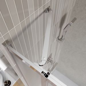 Душевой уголок BelBagno LUCE-A-22-90+20-P-Cr хром