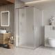 Душевой уголок BelBagno LUCE-A-22-90+20-P-Cr хром