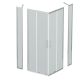Душевой уголок BelBagno LUCE-A-22-90+25-C-Cr  хром