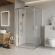 Душевой уголок BelBagno LUCE-A-22-90+25-C-Cr  хром