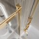 Шторка на ванну BelBagno Luce LUCE-VF-11-90/145-C-ORO 90 см профиль золото стекло прозрачное