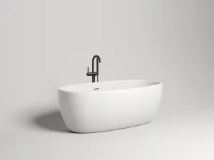 Ванна из искусственного камня Salini Luce S-Stone 100121M 170x85см белый матовый