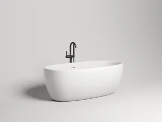 Ванна из искусственного камня Salini Luce S-Stone 100121M 170x85см белый матовый Ванна из искусственного камня Salini Luce S-Stone 100121M 170x85см белый матовый