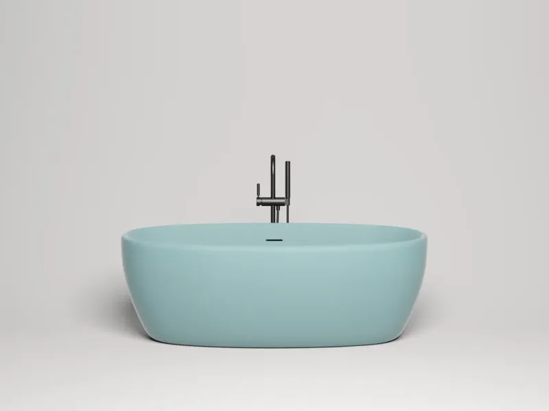 Ванна из искусственного камня Salini Luce S-Stone 100121MRF 170x85см RAL полностью