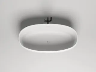 Ванна из искусственного камня Salini Luce S-Stone 100121M 170x85см белый матовый Ванна из искусственного камня Salini Luce S-Stone 100121M 170x85см белый матовый