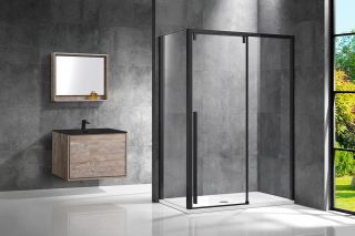 Душевой уголок Vincea Lugano VSR-1L1013CLB-1 130 x 100 см