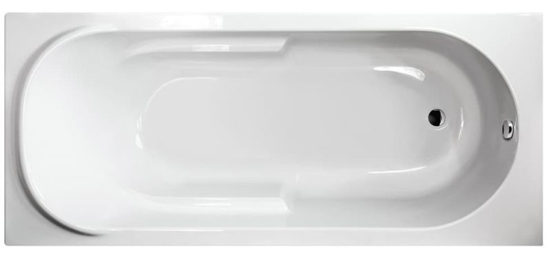 Акриловая ванна Berges Lumbo 170x75см белый 050003