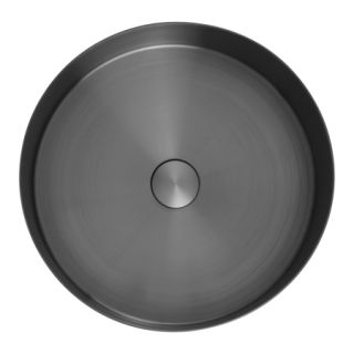 Раковина AltroBagno Luna 001002 MtGr из нержавеющей стали оружейная сталь Раковина AltroBagno Luna 001002 MtGr из нержавеющей стали оружейная сталь