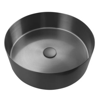 Раковина AltroBagno Luna 001002 MtGr из нержавеющей стали оружейная сталь Раковина AltroBagno Luna 001002 MtGr из нержавеющей стали оружейная сталь