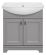 Напольная тумба под раковину Misty Лувр 65см серый