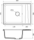Мойка кухонная GranFest LEVEL LV-660L песочный