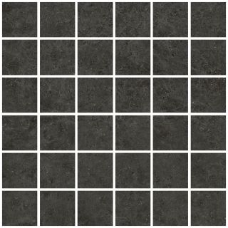 Керамическая плитка Living Ceramics LV10553 Beren Black Mosaic 55 Natural 30x30