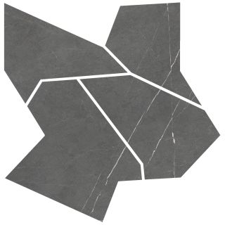 Керамическая плитка Living Ceramics LV11125 Allure Deco Mosaic Anthracite Anti-Slip 60x60