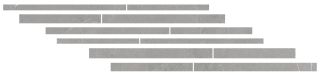 Керамическая плитка Living Ceramics LV11152 Allure Mureto 3d Mosaic Grey Soft 15x90