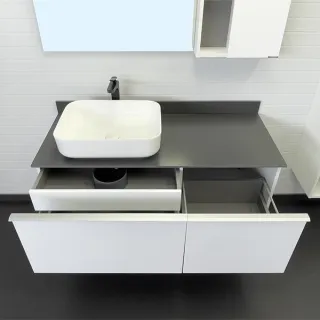 Тумба с раковиной Comforty Милан 00-00014006 120 см белый Тумба с раковиной Comforty Милан 00-00014006 120 см белый