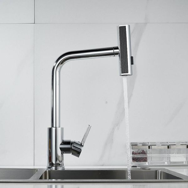 Смеситель для кухни Shevanik S263 с мультифункциональным изливом хром
