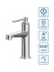 Смеситель для раковины BelBagno Богема BOHEME-LVM-CRM-W0 хром