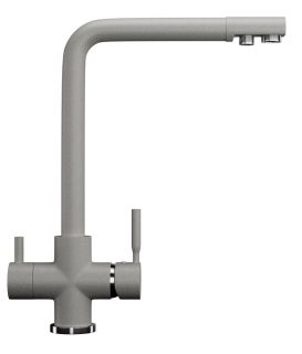 Смеситель для кухни Ulgran Classic U-016-310 с дополнительным краном для питьевой воды серый Смеситель для кухни Ulgran Classic U-016-310 с дополнительным краном для питьевой воды серый