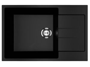 Кухонная мойка Ulgran Classic U-602-344 ультра-чёрный