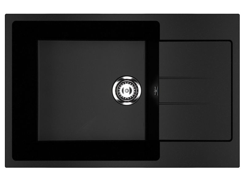 Кухонная мойка Ulgran Classic U-602-344 ультра-чёрный Кухонная мойка Ulgran Classic U-602-344 ультра-чёрный