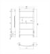Полотенцесушитель электрический Indigo Arc Lux LCALE80-40BRRt 80x40 см чёрный муар