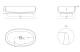Накладная раковина Salini Luce S-Stone 110721MRF 69см RAL полностью