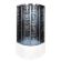 Душевая кабина Deto BМ4510 с электрикой BLACK 100х100х220 см Душевая кабина Deto BМ4510 с электрикой BLACK 100х100х220 см