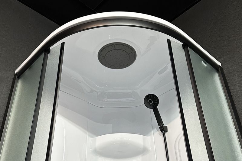 Душевая кабина Royal Bath RB90HK1-M-BL Practic 90x90см чёрный профиль/матовое стекло