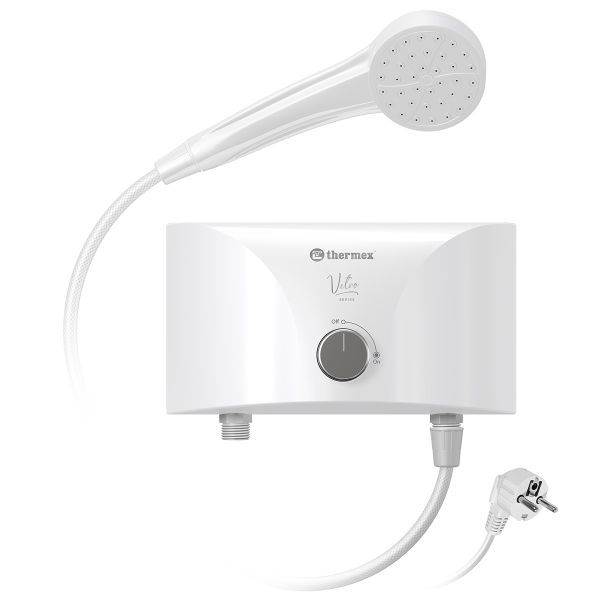 Водонагреватель проточный Thermex Vetro 3500 shower