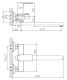 Смеситель для ванны Haiba HB22505-3 пепельный