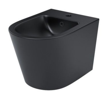 Подвесное биде IDDIS Calipso CALRB02i82 чёрный матовый Подвесное биде IDDIS Calipso CALRB02i82 чёрный матовый